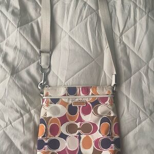 Coach Colorful Patterned Crossbody Bag